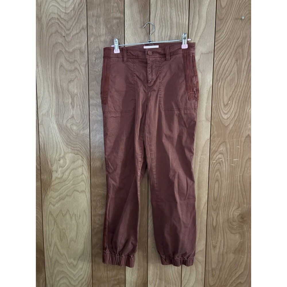 Anthropologie Women’s‎ Relaxed Cargo Jogger Pants Size 2 Mauve Pink